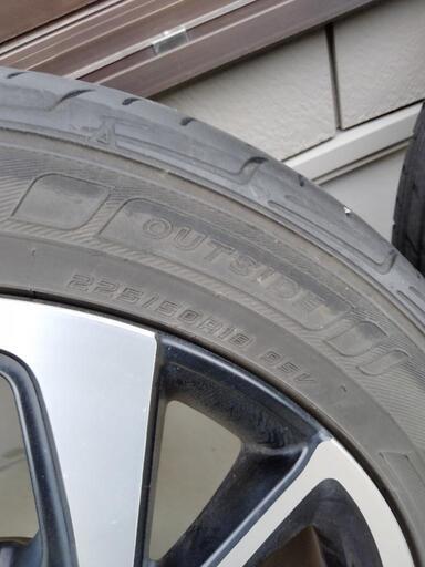 HONDA　旧型ヴェゼル18インチ　タイヤホイール