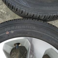 GW値下げ。タイヤ 155/65r14 4本。