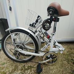 折り畳み式自転車 6段変速 20インチ