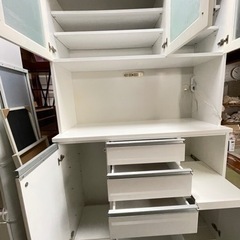 送料・設置込み　キッチンボード　カップボード　食器棚　レンジボード