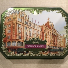 ハロッズ　Harrods　ビスケット　空缶