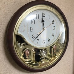 【美品】アンティーク調　壁掛け時計