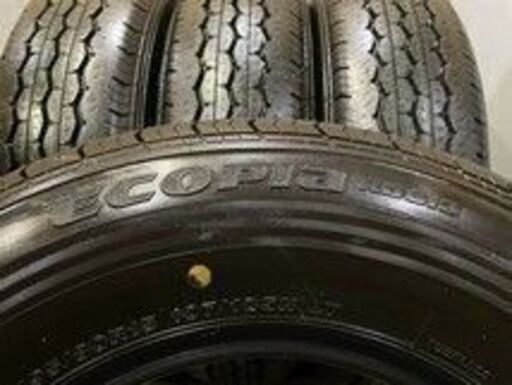 新車外し 2021年製 BS ECOPIA RD613 195/80R15 107/105N LT 15インチ 夏タイヤ 4本 ハイエース レジアスエース等 即決　(JR115) クレジットカード QRコード決済可能