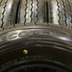 新車外し 2021年製 BS ECOPIA RD613 195/80R15 107/105N LT 15インチ 夏タイヤ 4本 ハイエース レジアスエース等 即決　(JR115) クレジットカード QRコード決済可能