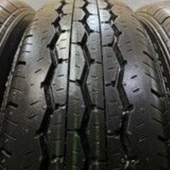 新車外し 2021年製 BS ECOPIA RD613 195/80R15 107/105N LT 15インチ 夏タイヤ 4本 ハイエース レジアスエース等 即決　(JR115) クレジットカード QRコード決済可能