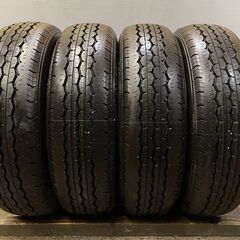 新車外し 2021年製 BS ECOPIA RD613 195/80R15 107/105N LT 15インチ 夏タイヤ 4本 ハイエース レジアスエース等 即決　(JR115) クレジットカード QRコード決済可能