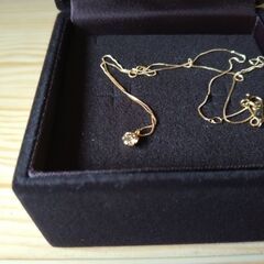 ☆新品　天然ダイヤ　ネックレス　鑑別書付☆　