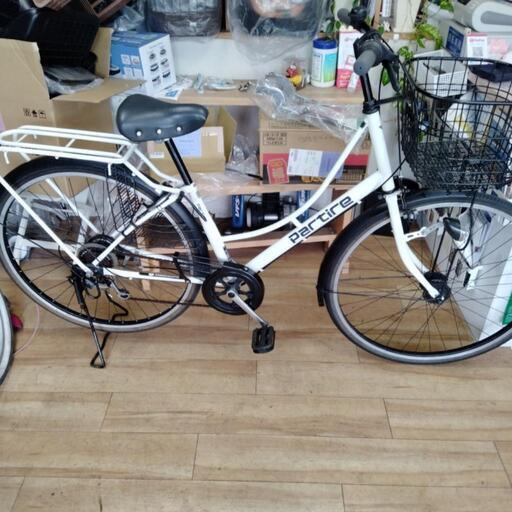 美品、錆び無し 自転車 3段ギア、自動LEDライト、マルキン自転車製