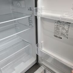 【リサイクルショップどりーむ天保山店】●1580●　ハイセンス　直冷式２ドア冷蔵庫　2017年製　１～２人暮らしに最適１２０L♪　HR-B12AS
