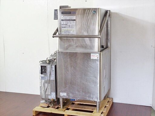 山口)下松市より　ホシザキ 業務用食器洗浄機 JW-500F型 ガスブースター WB-11KH-500 2010年製 単相100V 西日本専用(60Hz)  BIZJC31H