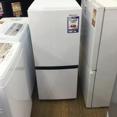 O-101【ご来店頂ける方限定】Hisenseの2ドア冷凍冷蔵庫です