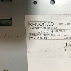 ケンウッド KENWOOD 1DINインダッシュナビ HDX-710
