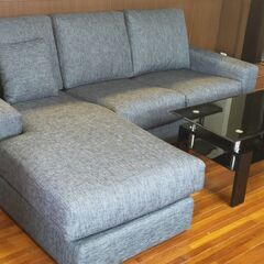 8千円値下げしました！布張りカウチソファ