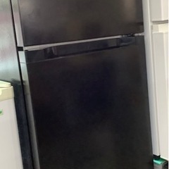 アイリスプラザ 冷蔵庫 2020年製　87L 2ドア ブラック ...
