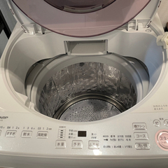 美品 洗濯機 SHARP 7kg  2020年製