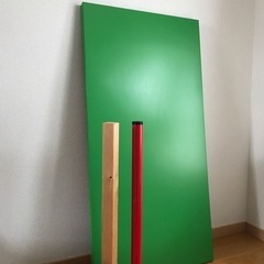 【0円】IKEA イケア　デスク　机　テーブル　デスク天板　＋　...