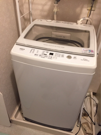 【再値下】2019年製AQUA 洗濯機 8.0kg