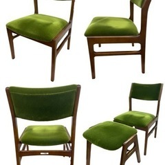 【商談中】GM123 5点セット カリモク60＋ ダイニング1300 モケットグリーン アームレスイニングチェア リサイクルショップ　ケイラック朝霞田島店　ケイラック　埼玉県　朝霞市　田島　和光市　志木市　新座市　富士見市　ふじみ野市　三芳町　戸田市　蕨市　さいたま市(岩槻以外)　川越市　所沢市　上尾市　東京都　板橋区　練馬区　清瀬市　