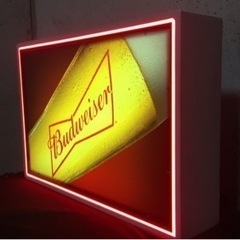 【値下げ】Budweiser LED電光看板　インテリアライト