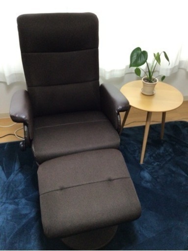 NITORI ニトリ パーソナルソファ パーソナルチェア （オットマン付き