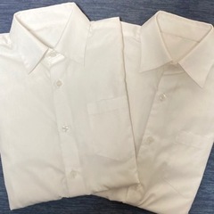 スクールシャツ 2枚セット　中学制服カッターシャツ　サイズ160