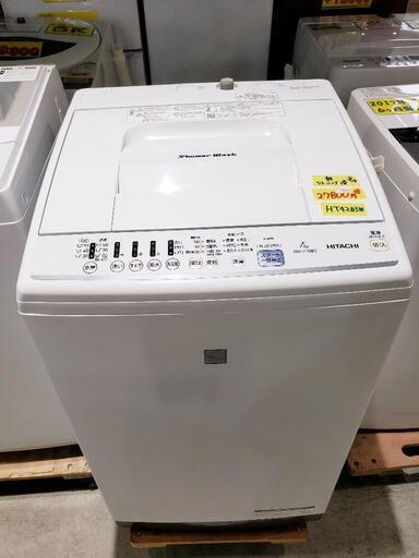 【クリーニング済】日立（HITACHI）洗濯機 7k 2018年製 管理番号82603
