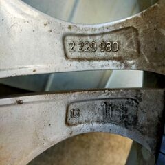 BMW純正 17ｲﾝﾁアルミホイール E46 Mスポーツ 7.5JJ PCD120 5H おまけ 