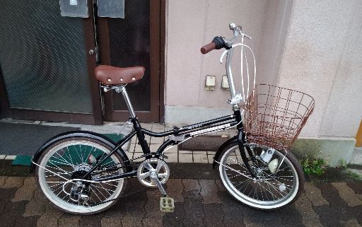 repipi armario[レピピアルマリオ]20吋 折り畳み自転車 外装6段/ブラック