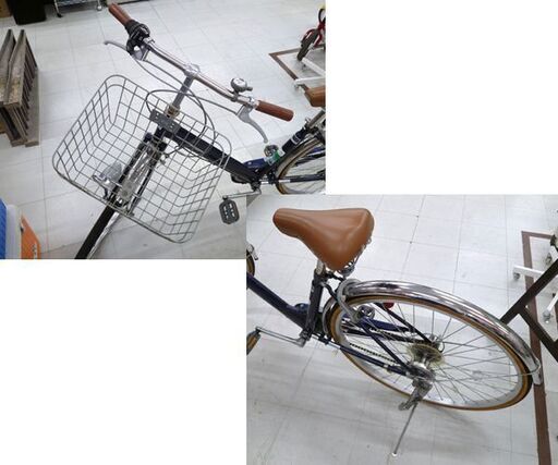 シティサイクル 27インチ 自転車 DCMブランド viaggio 常時点灯