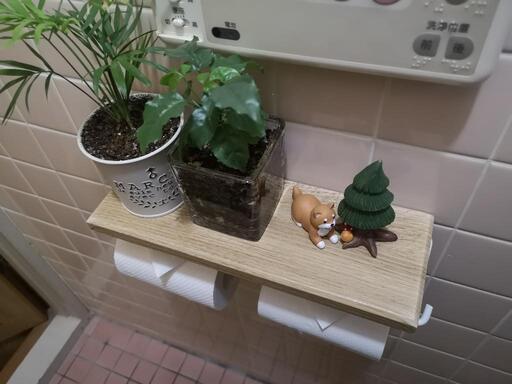 トイレットペーパーの台　予定者決まりました