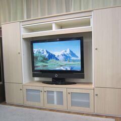 R001高級感 モダン 壁面収納テレビボード、～60インチ、幅2...