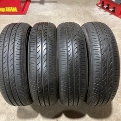 155/65R14 ヨコハマ　ブルーアース　2018年製　バリ溝