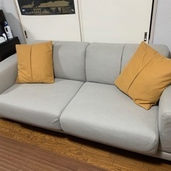 【ネット決済】高品質ソファー　幅W2200(座面1700)xD9...