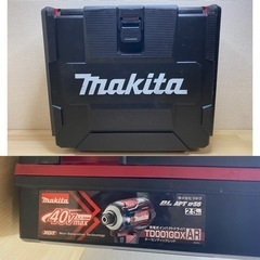 中古 マキタ　TD001G 40V 充電式インパクトドライバー　セット　カスタムカラー