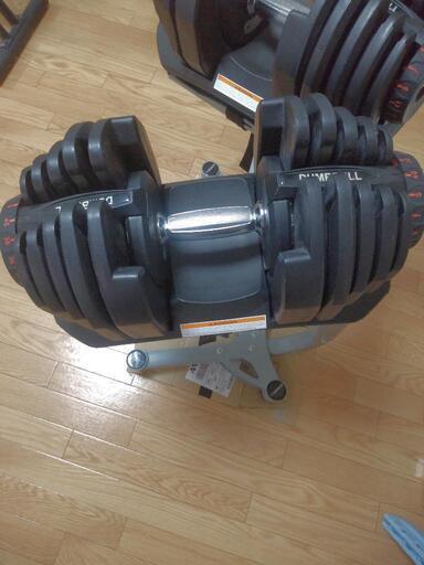 買取り確定商品】ワイルドフイット 可変式ダンベル40kg 2本 ダンベル 