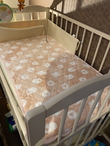 カトージ 白 ベビーベット 傷あり