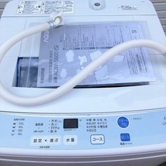 ✨ハイアール AQUA 6Kg全自動洗濯機（洗浄・除菌済）✨AQW-S60D(W 