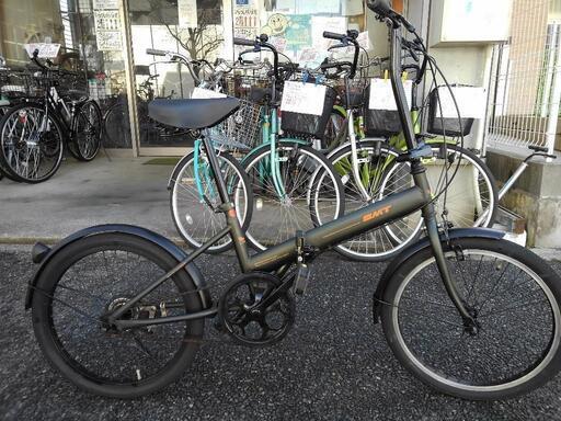 中古自転車１９４１　折り畳み　２０インチ　ギヤなし　ワイヤー錠　ライトは付属していません