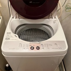 シャープ SHARP 5.5kg 洗濯機