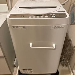 【ネット決済】4/16に引き取り可能な方　SHARP洗濯機 ES...