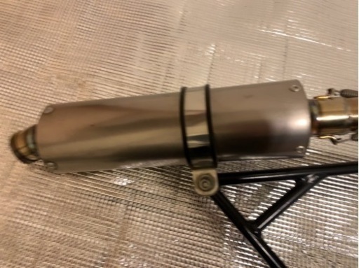 ガレージバル製 2.3型シグナスX 消音100φレース用サイレンサー仕様