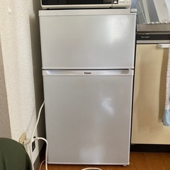 ハイアール　冷蔵庫92ℓ 洗濯機39ℓ