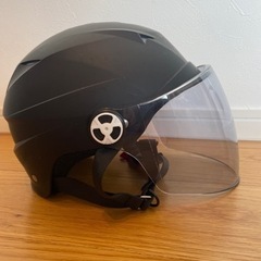 ヘルメット　半キャップ　シールド可動式