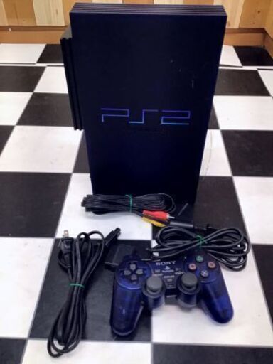SONY ソニー Playstation2 PS2 プレイステーション2 プレステ2 SCPH-50000 本体 厚型 ミッドナイトブルー レアカラー　HDD付