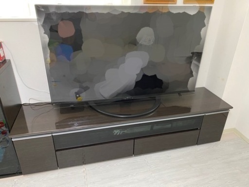 テレビボード　テレビ台　大型テレビ置けます！196cm キャビネット