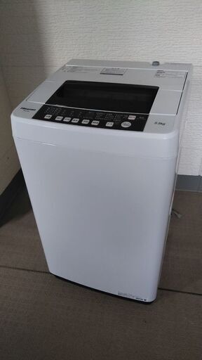 ☆Hisense　ハイセンス　5.5kgサイズ全自動電気洗濯機　HW-T55C　2018年モデル！割と綺麗！（現状渡し）☆