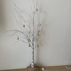 【ネット決済】【美品】クリスマスツリー　白樺　高さ120cm