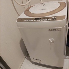 【取引予定3/28】洗濯機譲ります。SHARP ES-KS70R