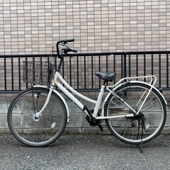 【ネット決済】ルネット 自転車26インチ6段ギア