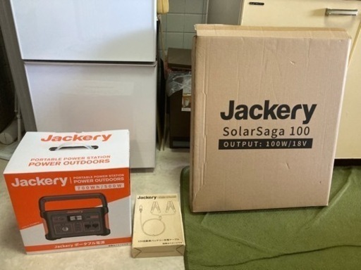 【取引相手決定】Jackry ポータブル電源700 ソーラーパネル100w
